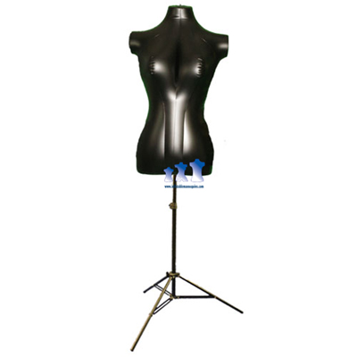 Inflatable Female Torso, Mid Size with MS12 Stand
